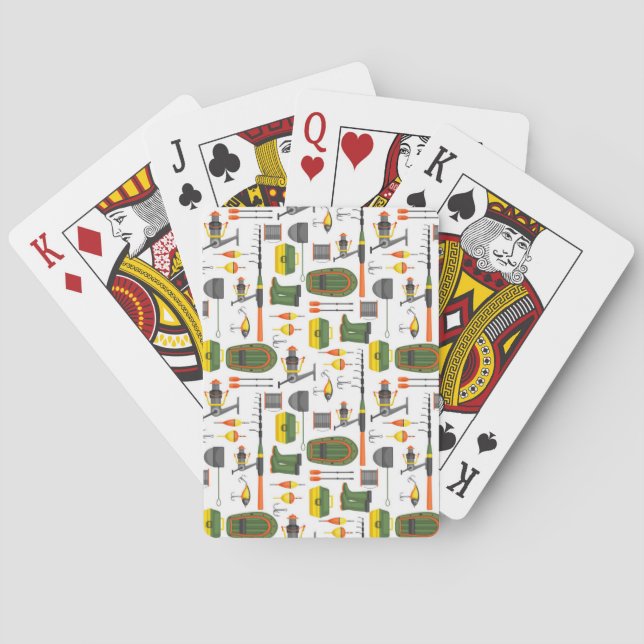 Jeu De Cartes Tous Les Éléments De Pêche Nécessaires (dos)