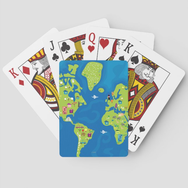 Jeu De Cartes Tout autour du monde (dos)