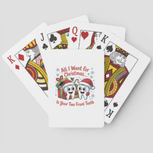 Jeu De Cartes Tout ce que je veux pour Noël, ce sont vos deux de