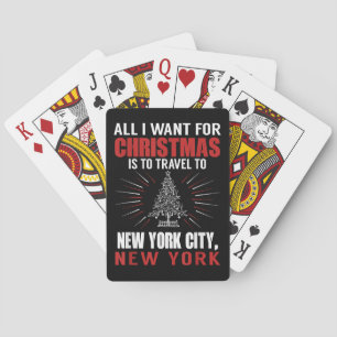 Jeu De Cartes Tout Ce Que Je Veux Pour Voyage De Noël À New York