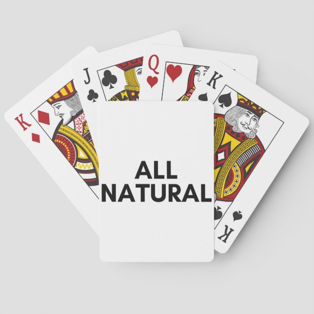 Jeu De Cartes tout naturel (dos)