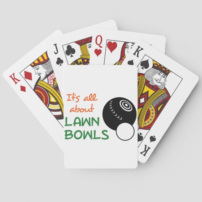 Jeu De Cartes Tout sur les pelouses Bowls (dos)