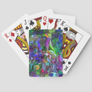 Jeu De Cartes Toutes les couleurs avec des persiennes et des lig