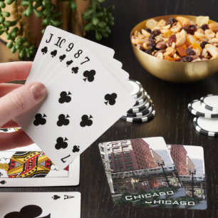 Jeu De Cartes Train à boucle élevé de Chicago
