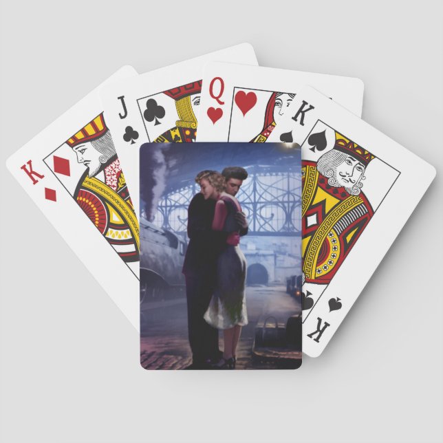 Jeu De Cartes Train bleu (dos)