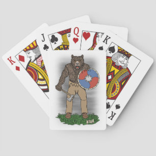 Jeu De Cartes Transformé Viking Berserker ou Werebear