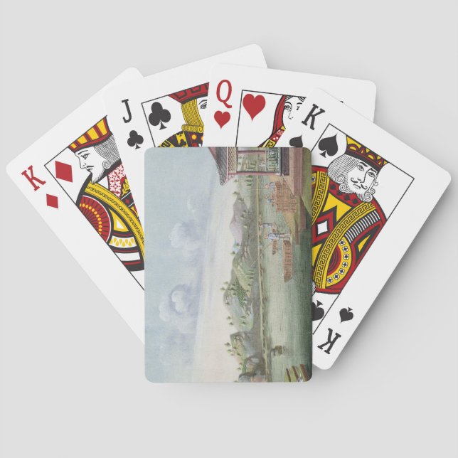 Jeu De Cartes Transportant des caisses de thé (la semaine sur le (dos)