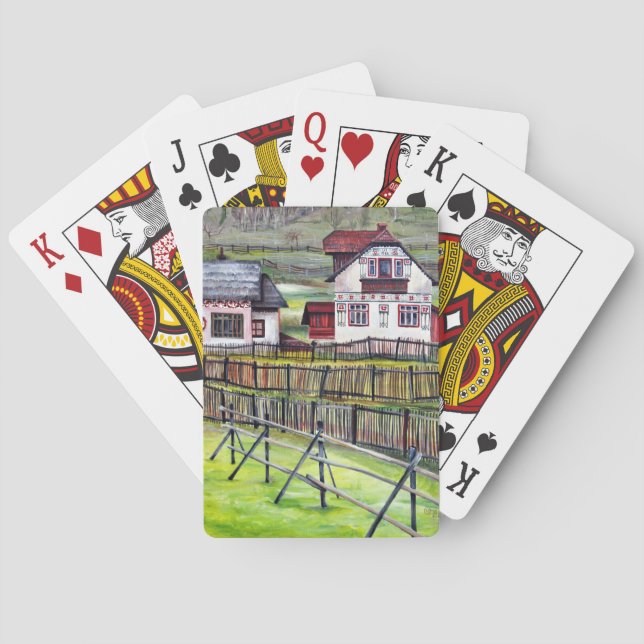 Jeu De Cartes Transylvanie, Roumanie (dos)