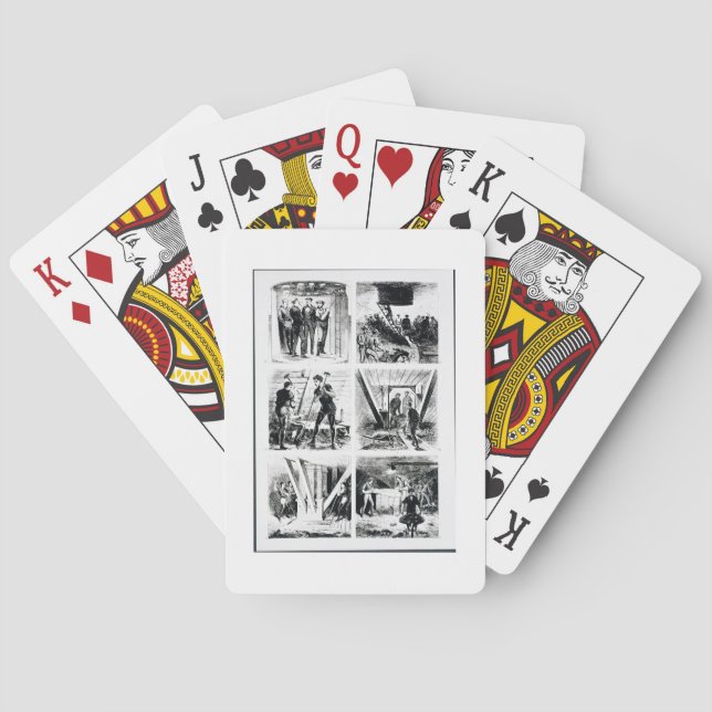 Jeu De Cartes Travailler à l'intérieur des caissons, construire  (dos)