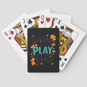 Jeu De Cartes Travailler dur Jouer si dur Motivation Citation am