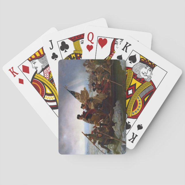 Jeu De Cartes Traversée du fleuve Delaware, George Washington (dos)
