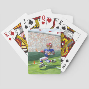 Jeu De Cartes Traverser la ligne d'objectif pour une touche