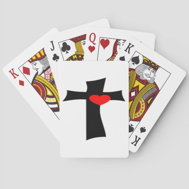 JEU DE CARTES TRAVERSER LE COEUR ROUGE (dos)