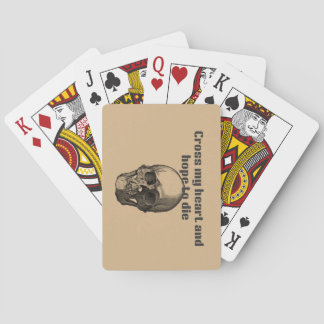 Jeu De Cartes Traversez mon coeur et espérez mourir Cartes Class