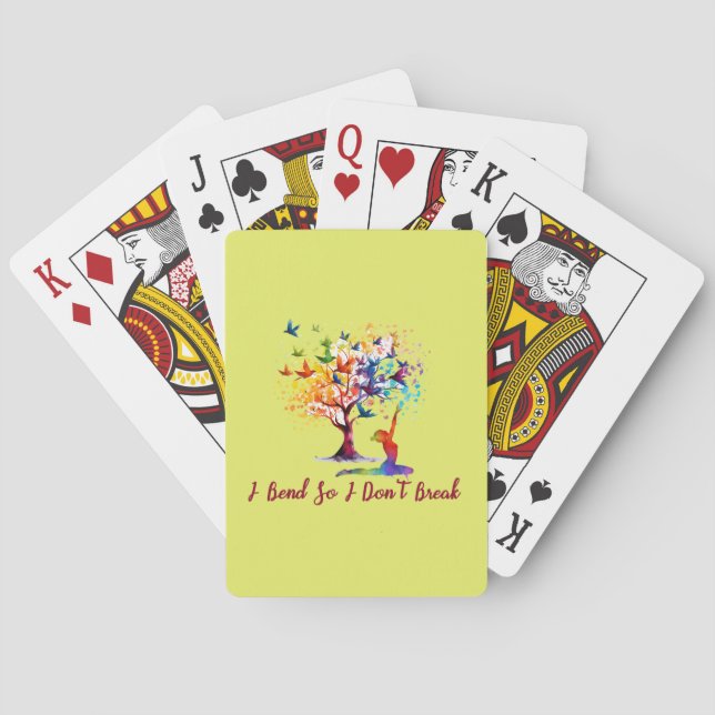 Jeu De Cartes Tree of life, tree, butterfly  (dos)