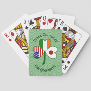 Jeu De Cartes Trèfle personnalisé Japon Irlande États-Unis