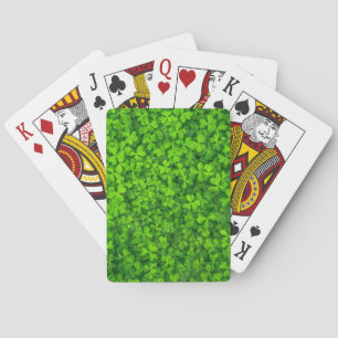 Jeu De Cartes Trèfle vert symbole irlandais Irlande