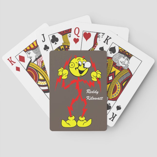 Jeu De Cartes Très amusant Reddy Kilowatt (dos)