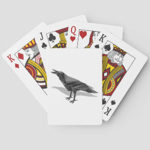 Jeu De Cartes Triangles gris cubain géométrique corbeau