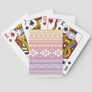 Jeu De Cartes Tribal aztec ombre motif