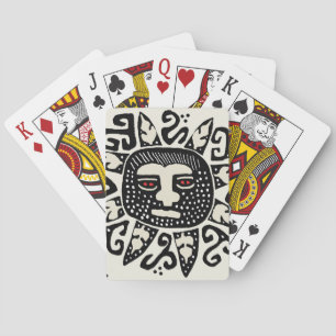 Jeu De Cartes Tribal Indian Sun Spirit