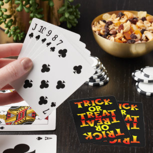 Jeu De Cartes TRICK OU TRAITER drôle halloween