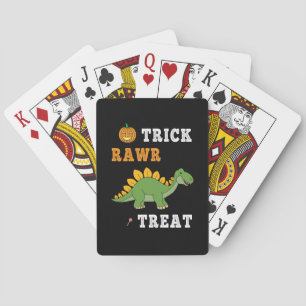Jeu De Cartes Trick Rawr Treat Cute Halloween Stegosaurus Dino