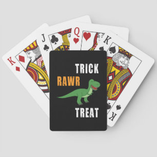 Jeu De Cartes Trick Rawr Treat Cute Halloween Tyrannosaurus Rex