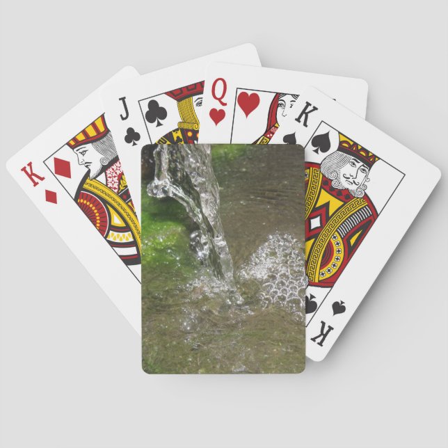 Jeu De Cartes Trickling Cascade Bubbling Water Playards (dos)
