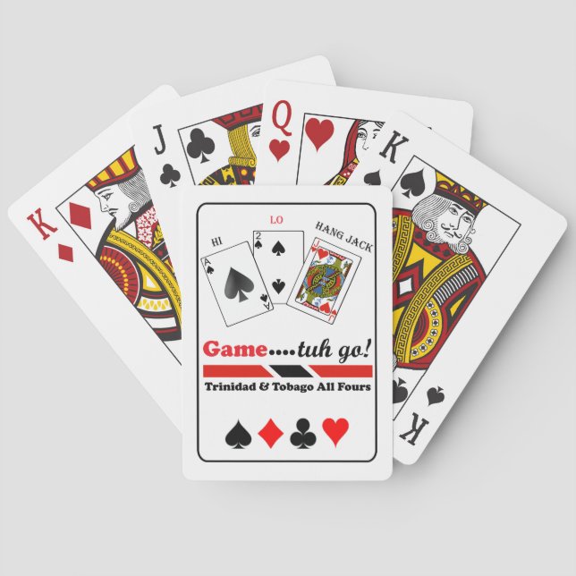 Jeu De Cartes Trinité-et-Tobago Tous les jeux (dos)