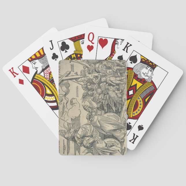 Jeu De Cartes Triomphe du Christ (gravure sur bois) (dos)