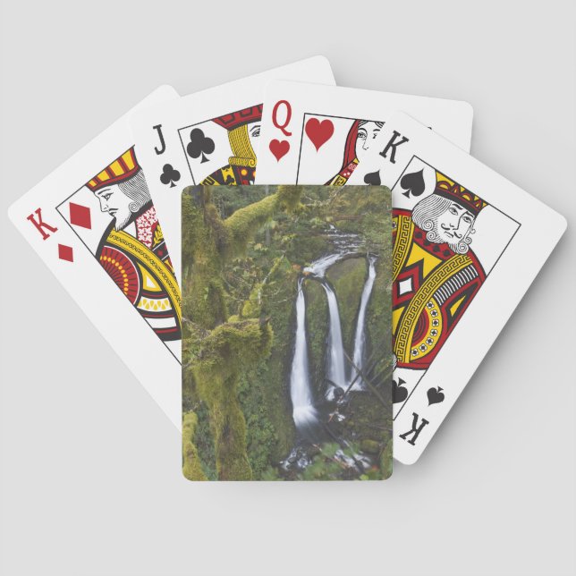 Jeu De Cartes Triple Falls, gorge du Columbia (dos)