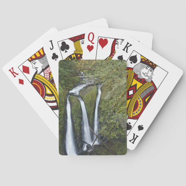 Jeu De Cartes Triple Falls, gorge du Columbia (dos)