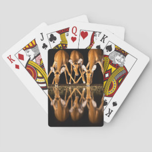 Jeu De Cartes Trois impalas boivent ensemble la nuit