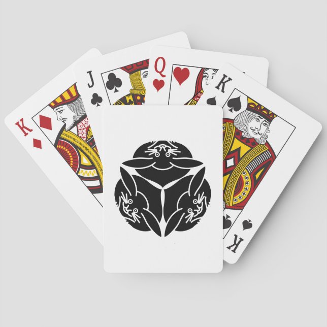 Jeu De Cartes Trois lapins (dos)