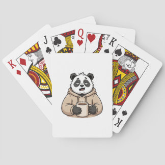 Jeu De Cartes Trop fatigué pour fonctionner Panda Café Dessin an