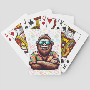 Jeu De Cartes Tropical/beach yeti/bigfoot