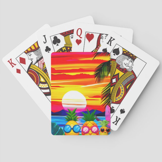 JEU DE CARTES TROPICAL BLISS FOR PINEAPPLES FAMILY  (dos)
