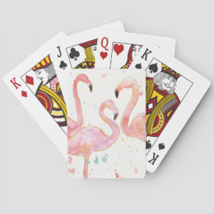 Jeu De Cartes Tropical   Rassemblement des Flamants roses