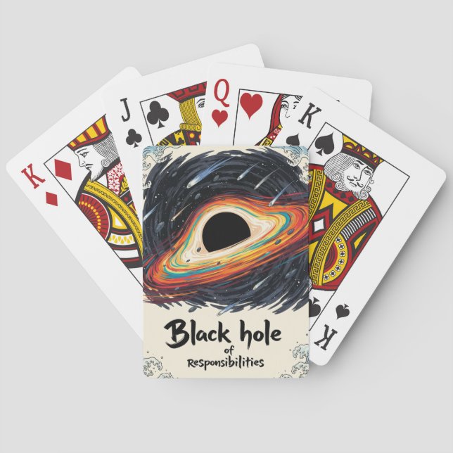 Jeu De Cartes Trou noir de responsabilités - Espace amusant (dos)