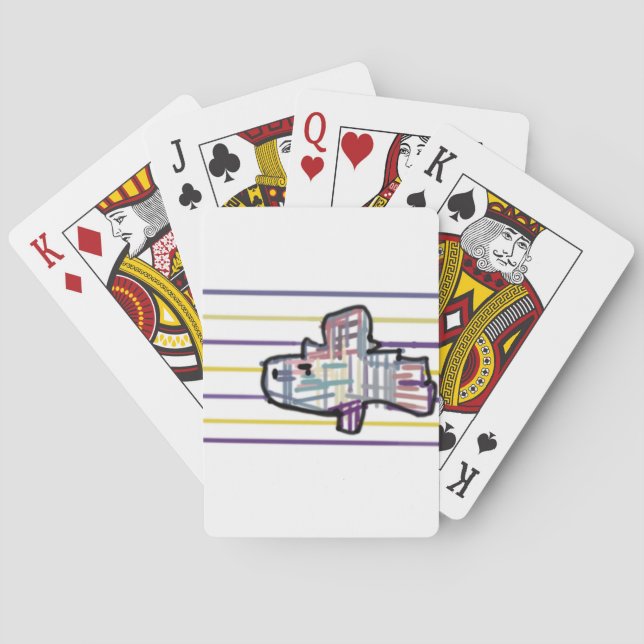 Jeu De Cartes Truite arc-en-ciel été  (dos)