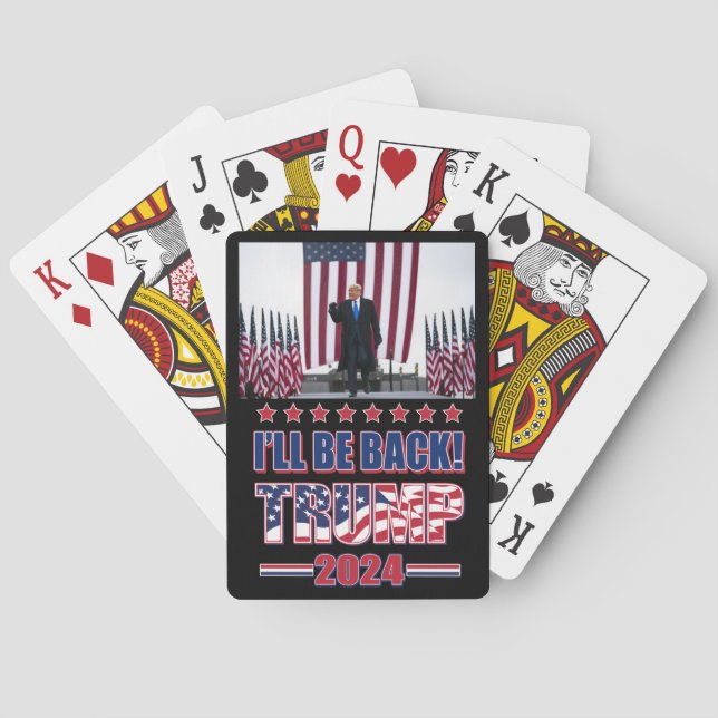 Jeu De Cartes Trump 2020 Je reviendrai (dos)