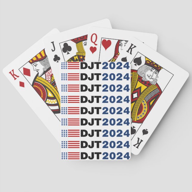 Jeu De Cartes Trump 2024 DJT (dos)