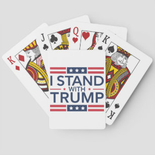 Jeu De Cartes Trump 2024 Je suis avec Trump Soutien au Président