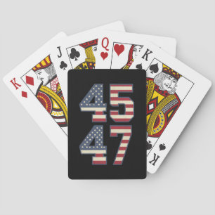 Jeu De Cartes Trump 2024 Président 45 47 Amérique États-Unis Vin