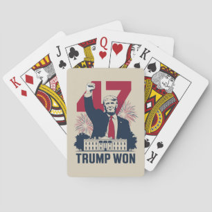 Jeu De Cartes Trump a encore gagné élection 2024 président 47e 