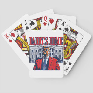 Jeu De Cartes Trump à la maison de papa Cadeau de la Maison Bl