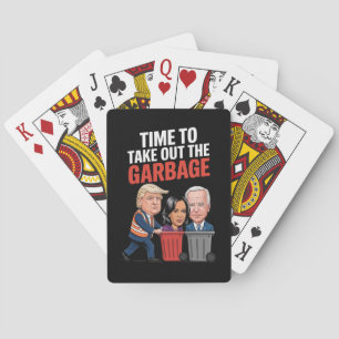 Jeu De Cartes Trump A Le Temps De Sortir Les Ordures