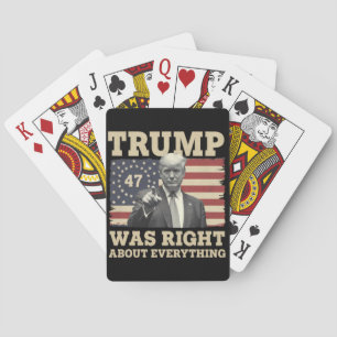 Jeu De Cartes Trump A Raison De Tout Ce Qui Concerne L'Amérique 