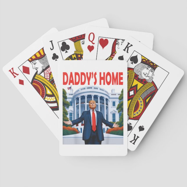 Jeu De Cartes Trump Daddys à la maison (dos)